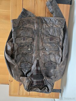 Dámská značková Kožená bunda - 7