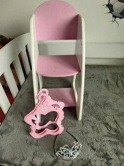 Babyborn set kočárek nosítko sedačka postýlka - 7