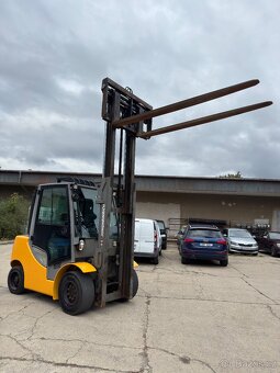 2x DIESEL VZV Jungheinrich DFG 550s r.v.2019 s pozicionérem - 7