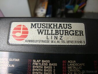 Elektrické klávesy varhany syntezátor Yamaha PSR-4500 1989 - 7