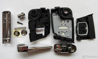 Klíč Volkswagen Škoda Seat. Klíč s planžetou HU66 a logem, - 7