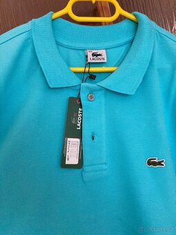 Polo tričko Lacoste, tyrkysové, 3XL - 7