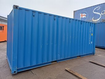 Lodní kontejner 20´ zánovní, RAL 5010 - 7