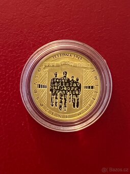 Zlato/ zlatá mince Osvobození Osvětimi proof - 7
