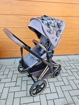 Cybex Priam / RoseGold / Simply Flowers / Lux Deep Black - 7