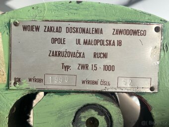 Zakružovačka 1000/1,5 - 7