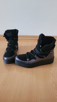 Tommy Hilfiger zimní boty Sněhule vel 38 Warm Lined Up Boot - 7