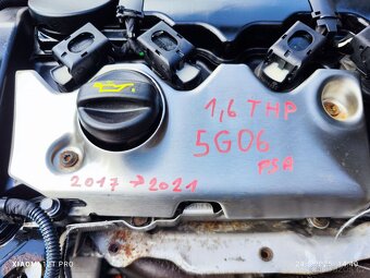 Motor 5G06 1.6 THP Peugeot, Citroen kompletní  2017-2022 - 7