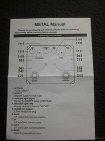 Kytarový efektový pedál Rowin LTL-03 Metal , Nový - 7