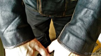 Pánská kožená bunda vel. L, pravá kůže, křivák, cena 3700 - 7