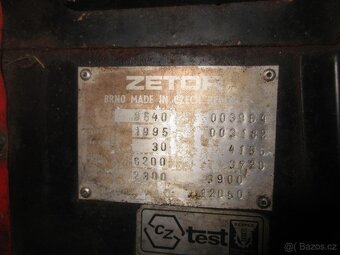 Traktor kolový Zetor 9540 - 7