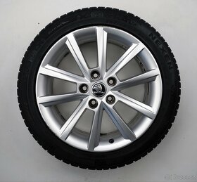 Škoda Octavia  - Originání 17" alu kola - Zimní pneu - 7