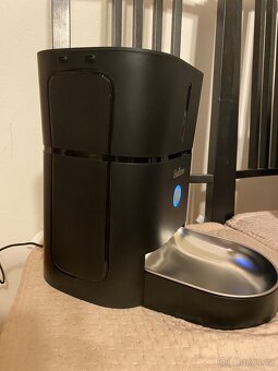 Automatické krmítko pro psy a kočky s časovačem, 3 l, černé - 7