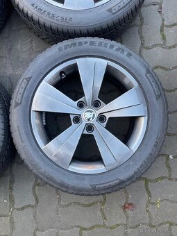 ORIGINÁL Alu Škoda TRITON R17, 5x112 - TOP STAV - 7