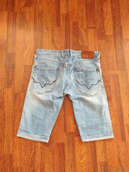 Světle modré riflové kraťasy Pepe Jeans – míry viz foto - 7