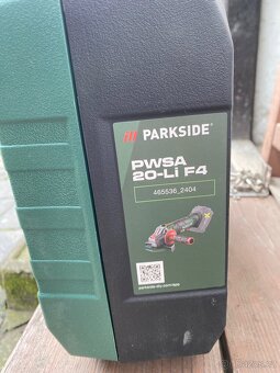 Parkside aku úhlová bruska - záruka - 7