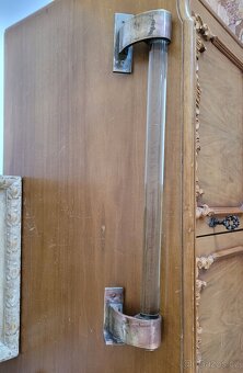 Robustní dveřní madlo Art Deco / vintage klika - 7