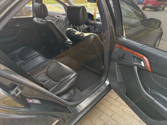 MB long verze w220 benzin 320 , 165kw , rok 2000, 270xxx km - 7