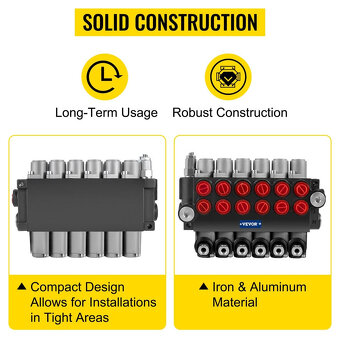 Hydraulický směrový ventil 6-cívkový - 7