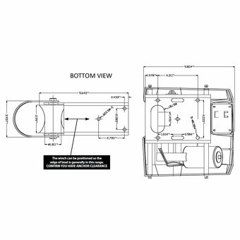 Naviják pro kotvu 45 lbs/20kg i do slané vody - nepoužitý - 7