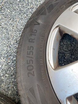Alu kola 16” 5x112 Škoda a letní pneu 205/55/R16 - 7