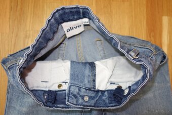 2x dívčí rifle, džíny pro dvojčata vel.134 - 7