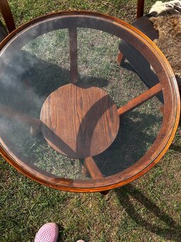 Retro 2 křesla a stolek - 7