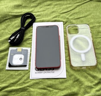 🍏 Apple Iphone 12 Mini 64GB RED 🍎 100% baterie 🔋 - 7