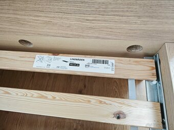 Rám postel + rošt + matrac 90x200cm (Ikea MALM) - 7