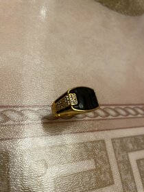 Panský pozlacený prsten - 7