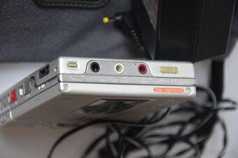 Minidisc walkman SONY MZ R50, super stav, přísluš., MD media - 7