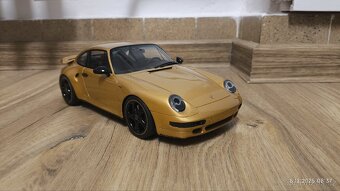 Model Porsche 911 (993) Turbo S Project Gold 1:18 GT Spirit - 7