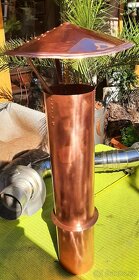 Měděná stříška na komín, gril, odvětrání atd. - 7