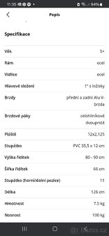 Dětská / juniorská koloběžka Arcore Beam NOVÁ - 7