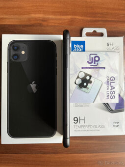 iPhone 11 - 128GB černý + ochranná skla - 7