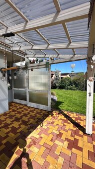 Pergola s boční zahrnovací zástěnou - 7