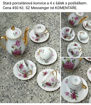 Staré doplňky, porcelán ,atd viz fota. Ceny viz fota. - 7