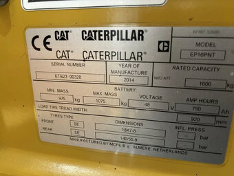 Elektrický vysokozdvižný vozík Caterpillar - 7