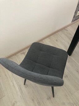 Luxusni keramicky stul tmave sedy - 7
