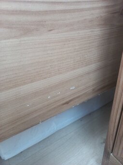 Postel 160 cm a noční stolky IKEA ASPELUND - 7