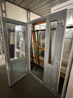 DVOUKŘÍDLÉ PLASTOVÉ DVEŘE SCHUCO SV.ANTHRAZIT 140x218-PLZEŇ - 7