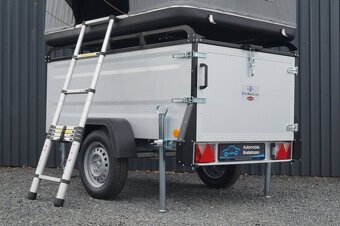 Böckmann® Multifunkční Camping Přívěsný Vozík + Stan - 7