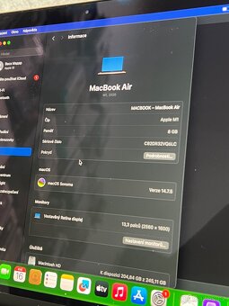 APPLE MACBOOK AIR 13” 2022 M2/256GB/8GB CZ - 7