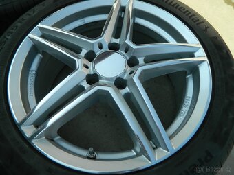 alu kola 5x112 + letní pneu Continental 7mm,r17 - 7