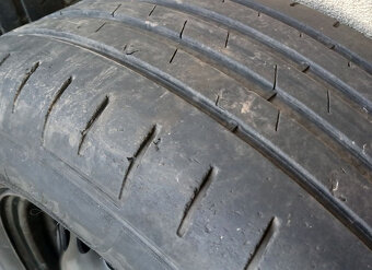 4x plechové disky 5x108 + pneu letní 215/60 R16 - 7