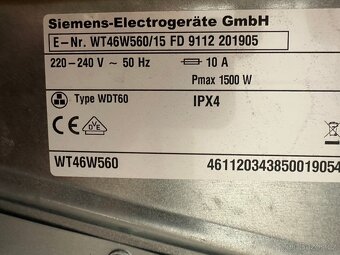 Sušička prádla s tepelným čerpadlem Siemens (247) - 7