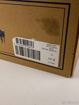 Polo Ralph Lauren pánské elegantní bílé tenisky 48 kožené - 7