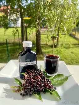 Čerstvý domácí bezinkový sirup - 7