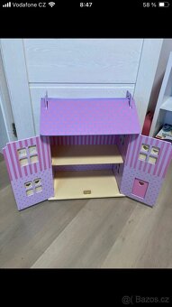 Dreveny domecek pro panenky- - 7