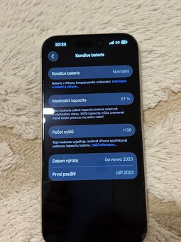 Prodám iphone 15 pro silver - 7